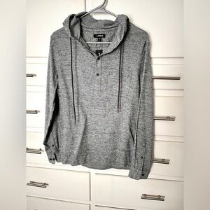 🆕 Express men’s hooded top in gray size XS